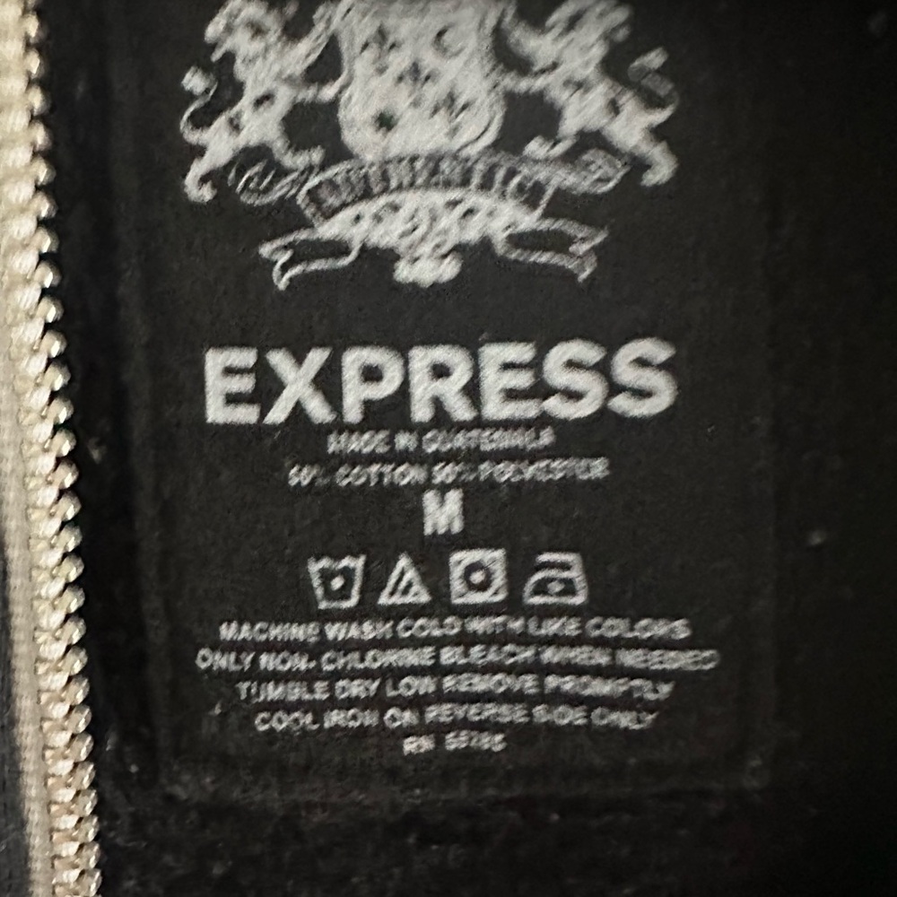 Express sweatshirt hoodie w zipper - Picture 3 of 6